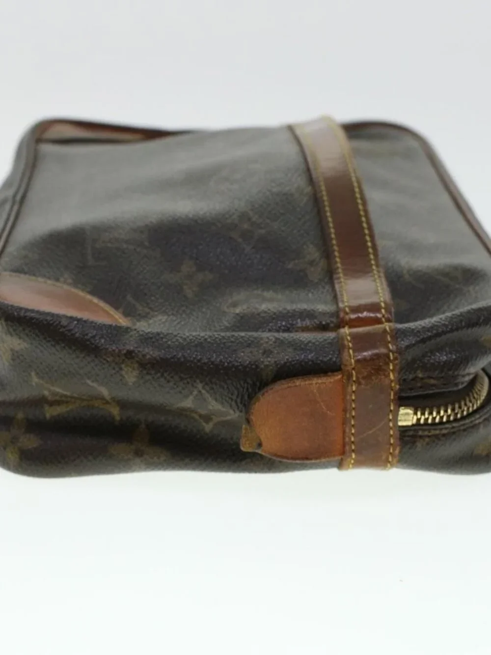 LOUIS VUITTON Monogram Compiegne 28 Clutch Bag M51845 LV Auth 44405